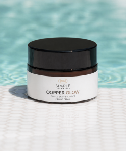 Copper Glow GHK-Cu copper peptide cream jar by Simple Peptide