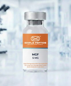 MGF 5MG research peptide vial by Simple Peptide