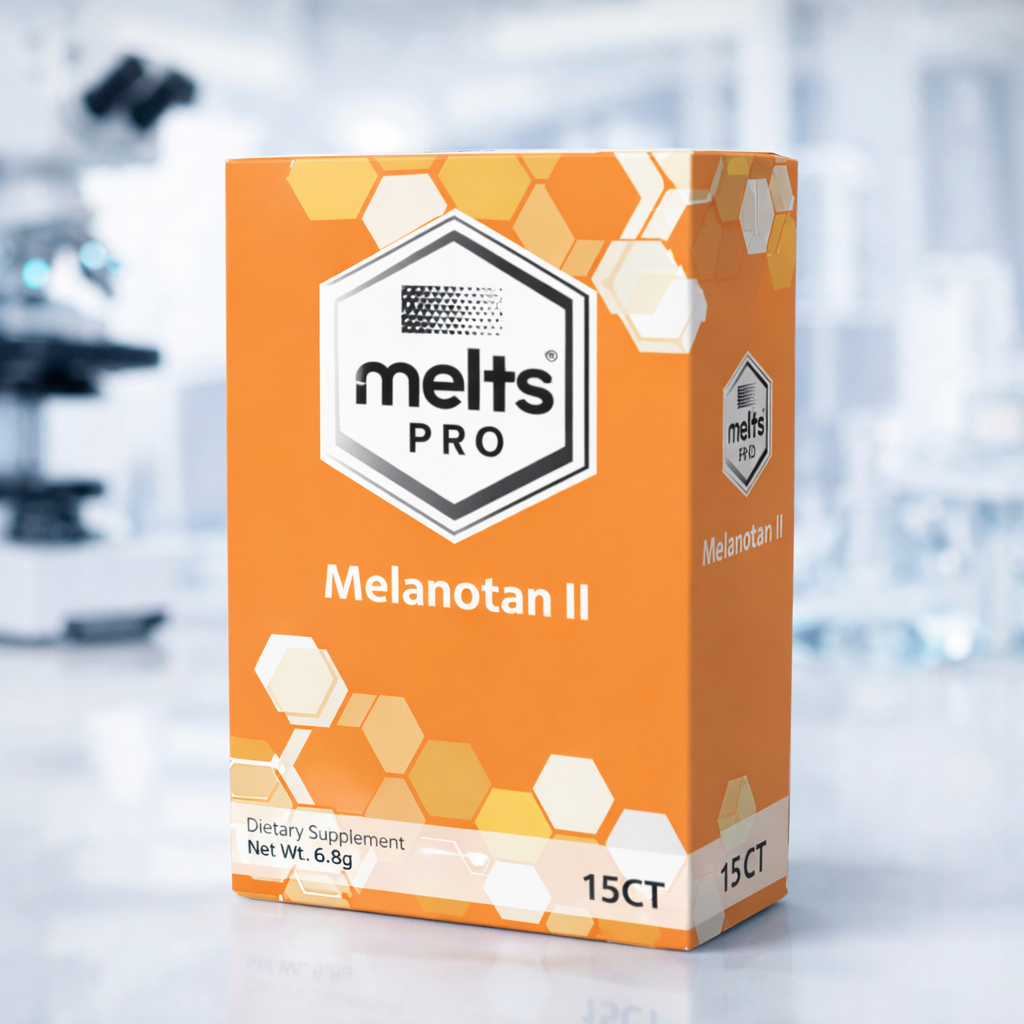 Melts Pro Melanotan II dissolving research strips by Simple Peptide