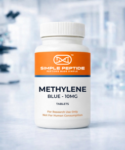 Methylene Blue capsules research bottle by Simple Peptide
