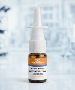 Nasal Spray Reconstitution Solution bottle by Simple Peptide
