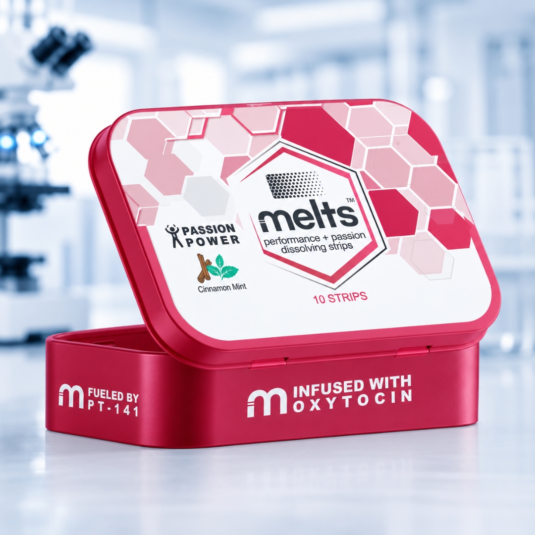 Melts Passion and Performance dissolving strips by Simple Peptide