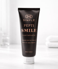 Simple Pepti Smile Toothpaste research tube by Simple Peptide