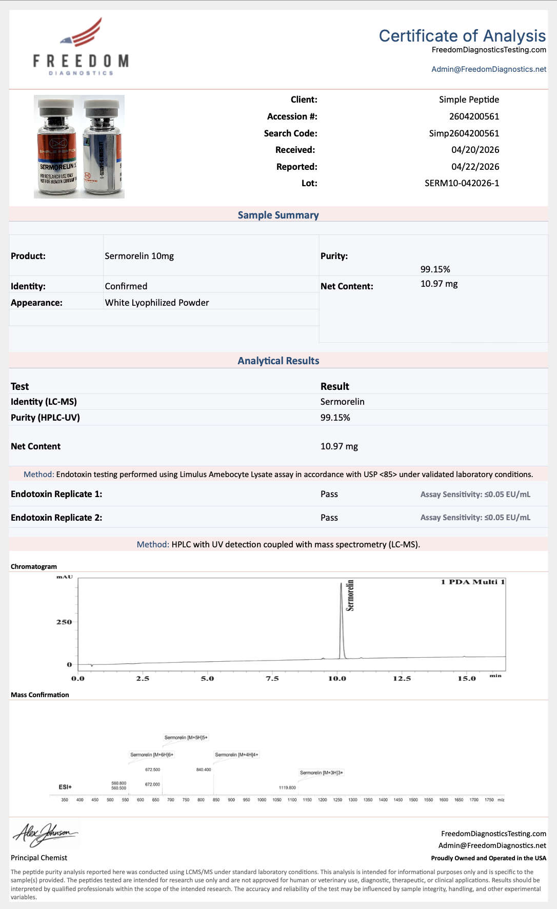 Sermorelin by Simple Peptide