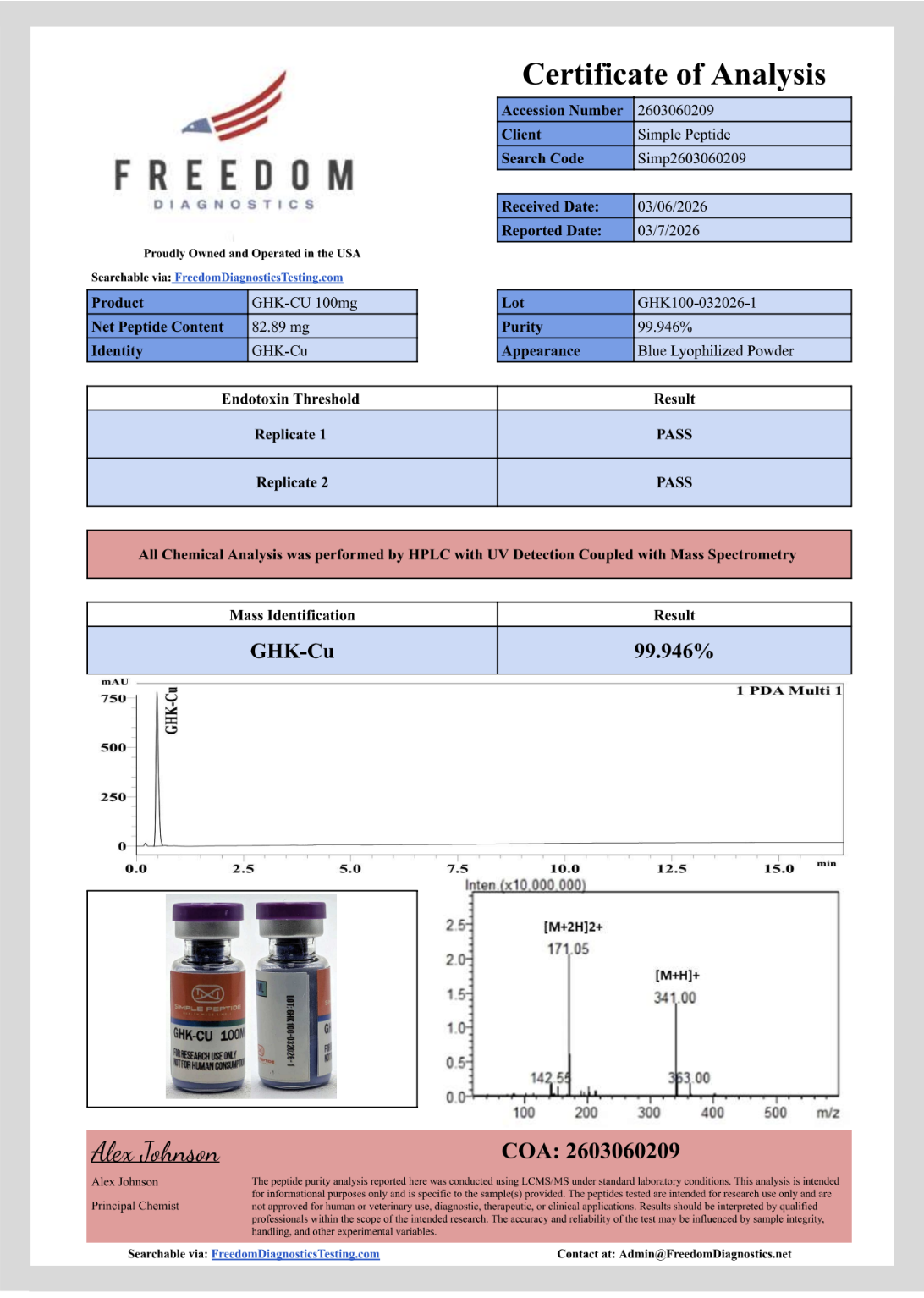 GHK-CU 100MG by Simple Peptide, photo 7