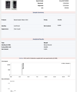 Bacteriostatic Water 10ML by Simple Peptide, photo 2
