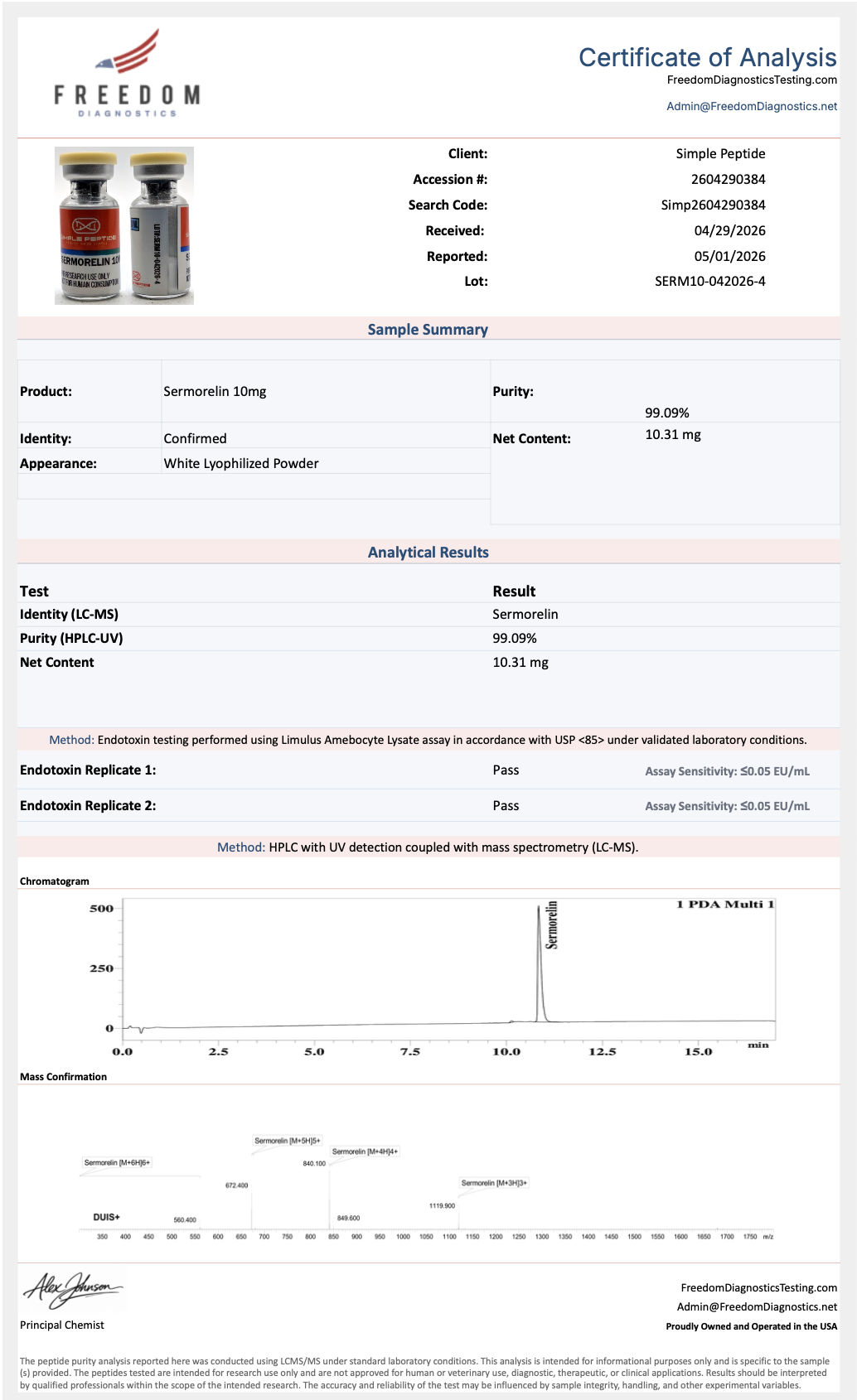 Sermorelin by Simple Peptide