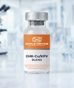 GHK-Cu KPV Blend research peptide vial by Simple Peptide