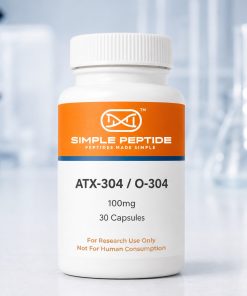 O-304 capsules ATX-304 research compound bottle by Simple Peptide
